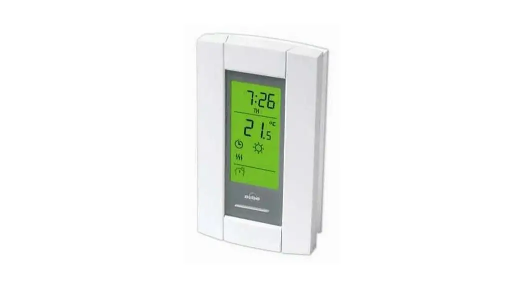aube TH115-A-120S/U Single Pole Programmable Thermostat Owner's Manual