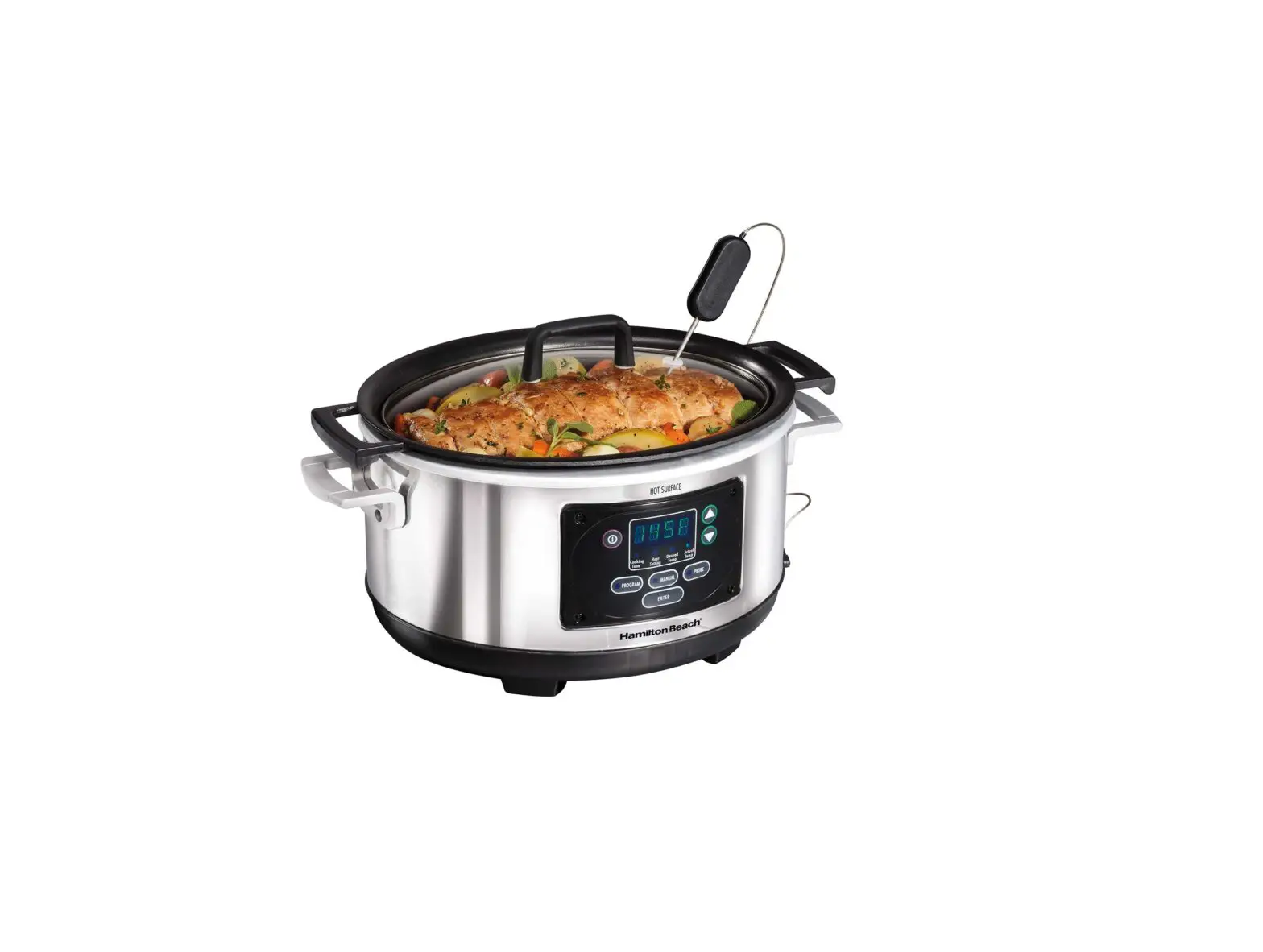 Hamilton Beach Oval Programmable Slow Cooker User Manual - Manualsnap