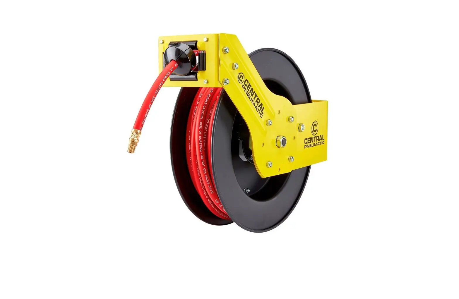 CENTRAL PNEUMATIC Retractable Hose Reel with 50ft Air Hose Owner's Manual