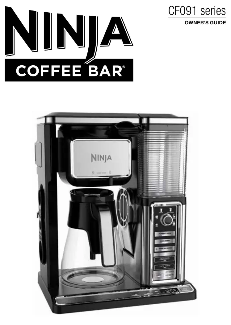 Ninja CF091 Coffee Bar Owner's Guide - Manualsnap