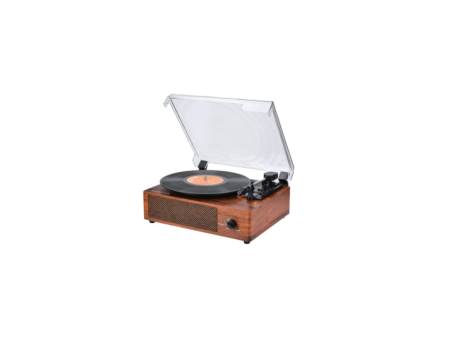 WOCKODER KD-2008BL Record Player Turntable Wireless Portable LP Phonograph Instruction Manual