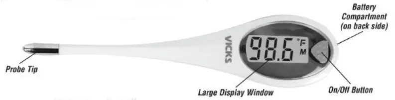 Vicks V900F/V901F Digital Thermometer Instruction Manual - Manualsnap