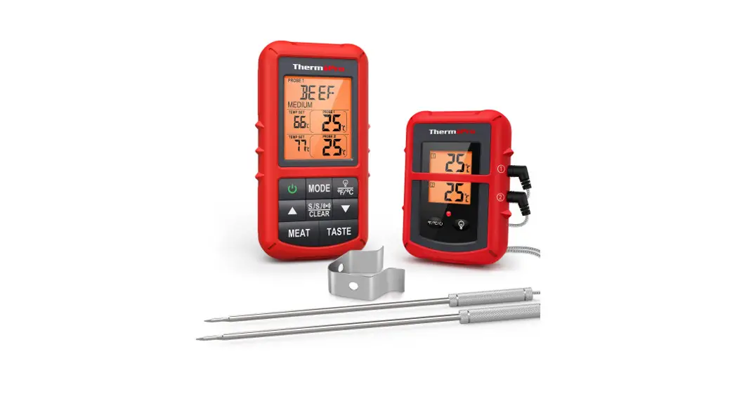 ThermoPro Remote Food Thermometer with Dual Probe TP-20 Instructions - Manualsnap